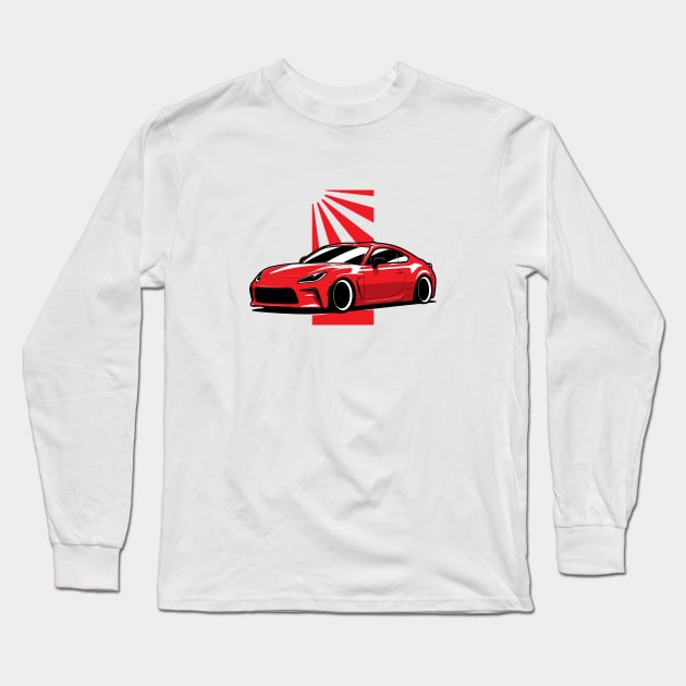 Red GR86 Coupe JDM Long Sleeve T-Shirt by KaroCars